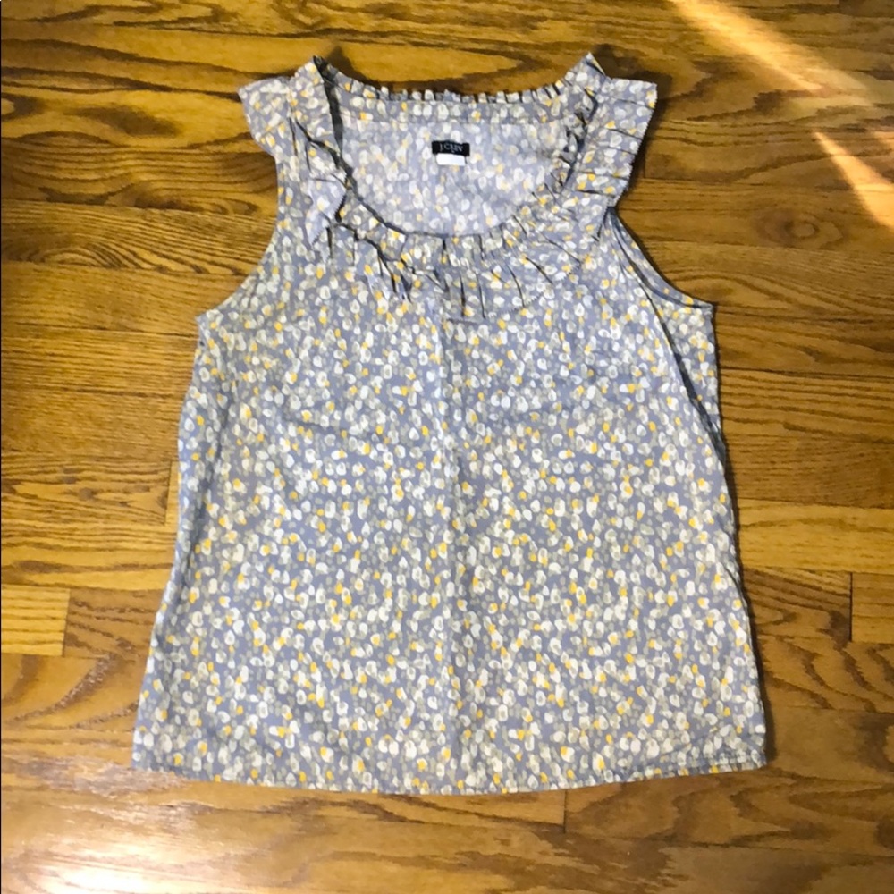 J. Crew sleeveless blouse